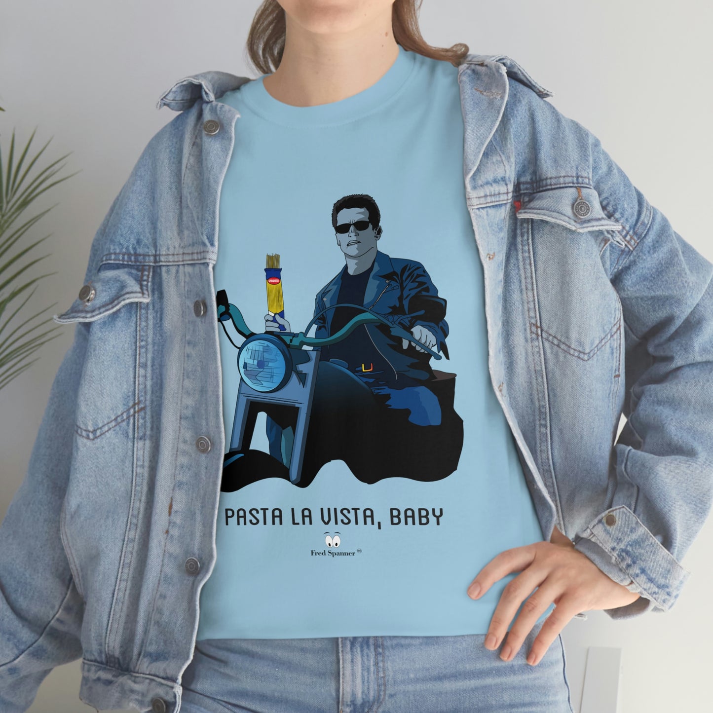 Pasta La Vista, Baby- Heavy Cotton Tee