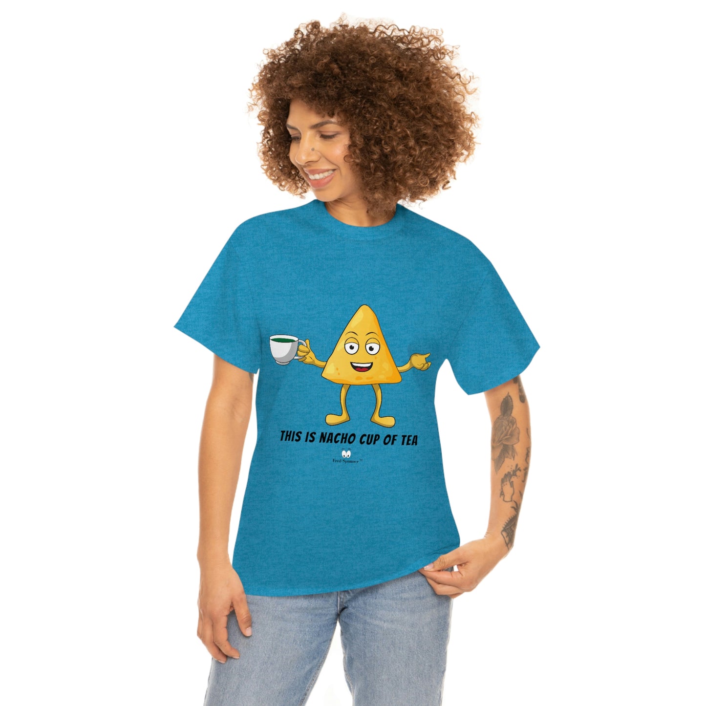 This is nacho cup of tea. Cotton Tee