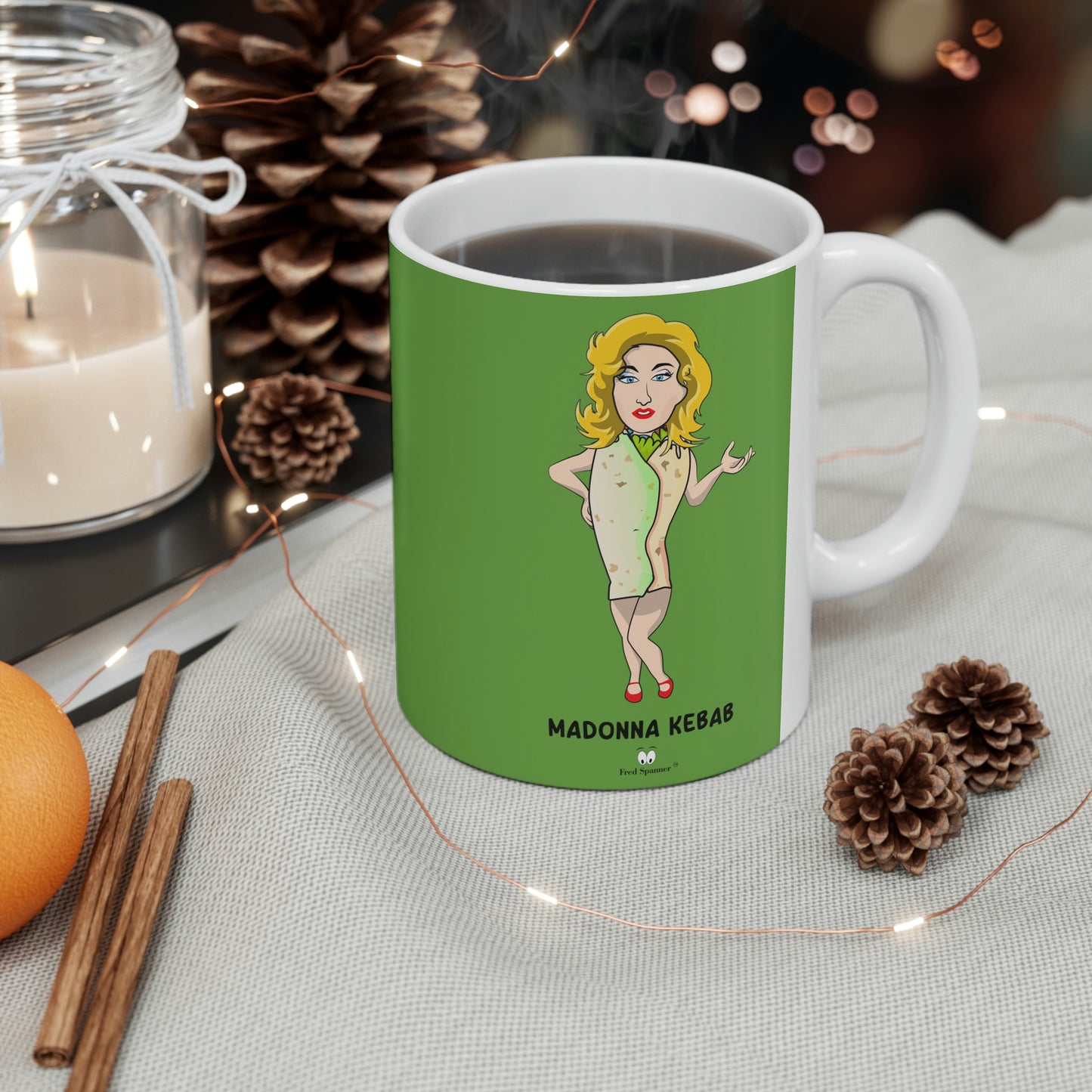 Madonna Kebab Ceramic Coffee Cup