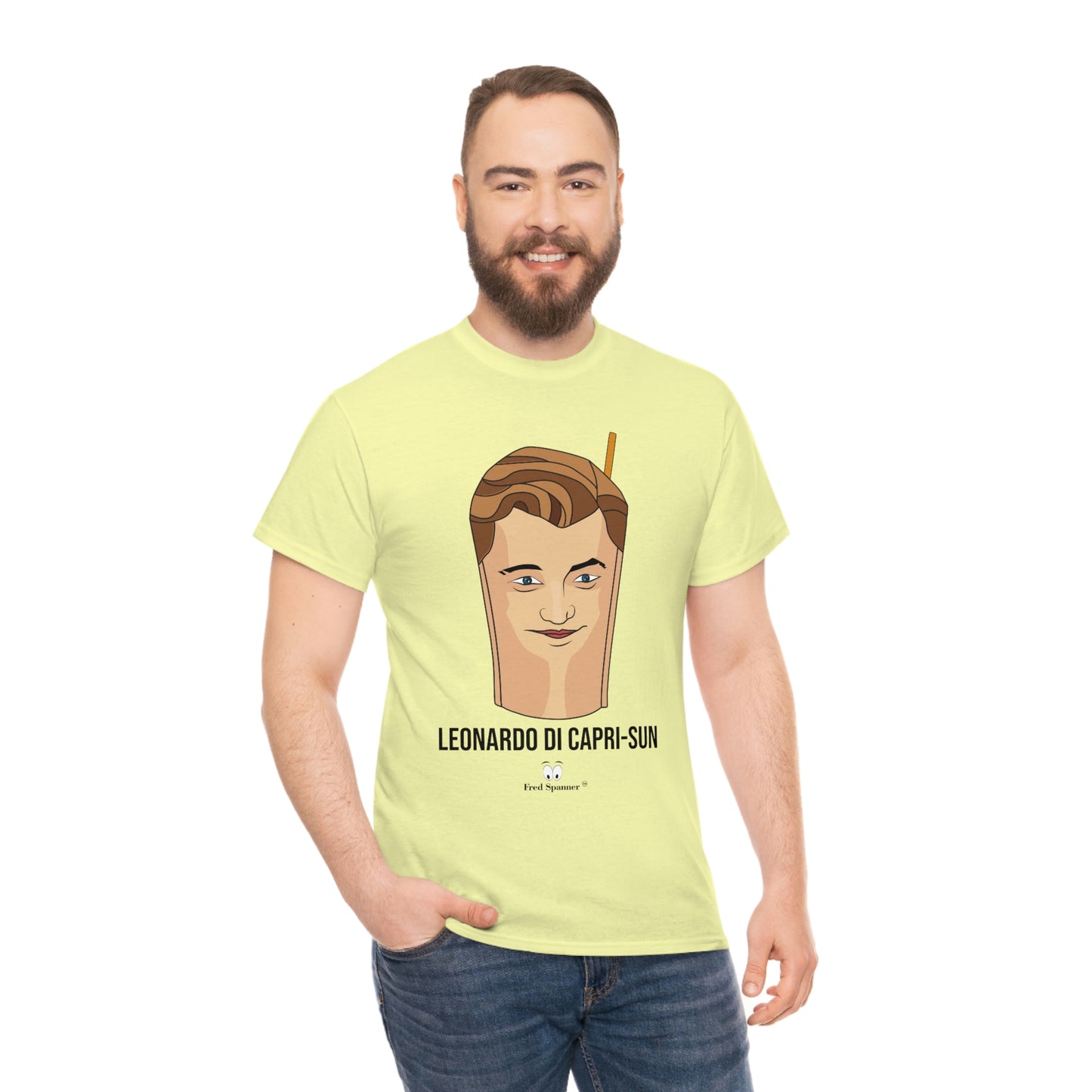 Leonardo Di Capri-Sun Unisex Heavy Cotton Tee