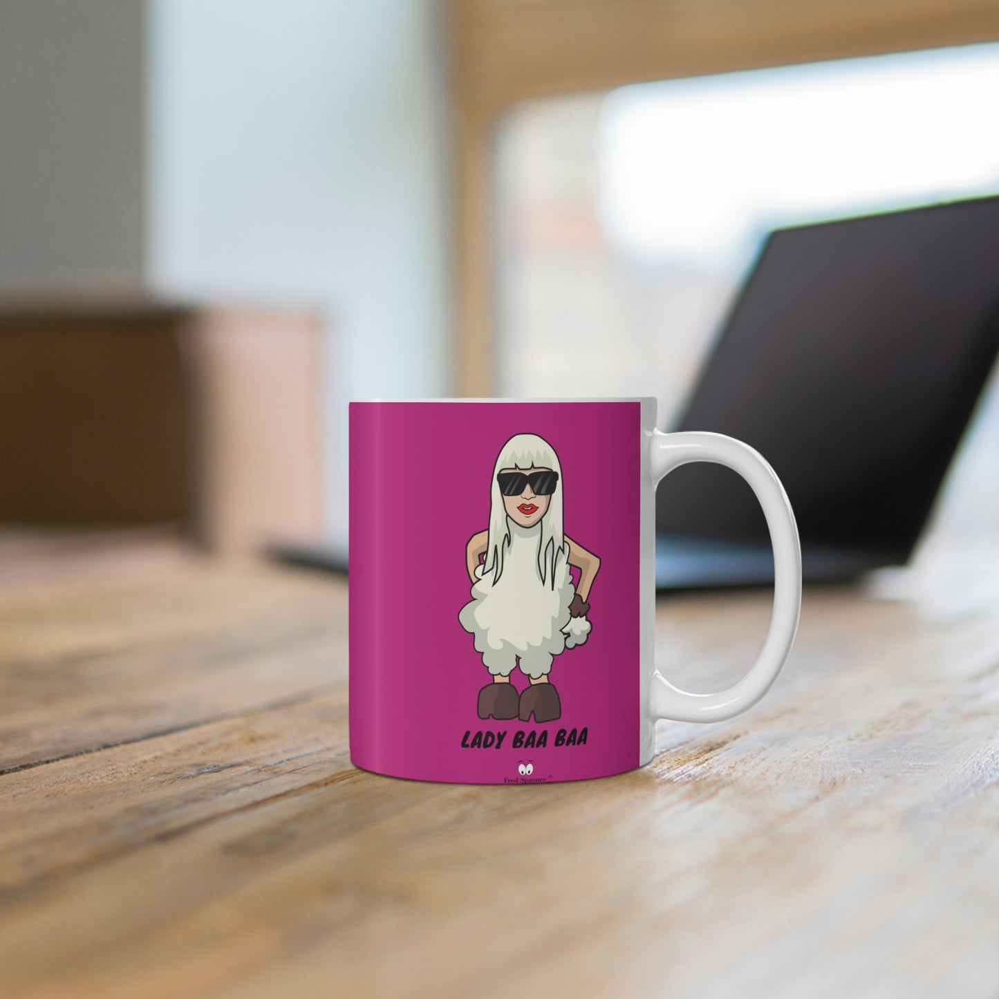 Lady Baa Baa Ceramic Coffee Cup