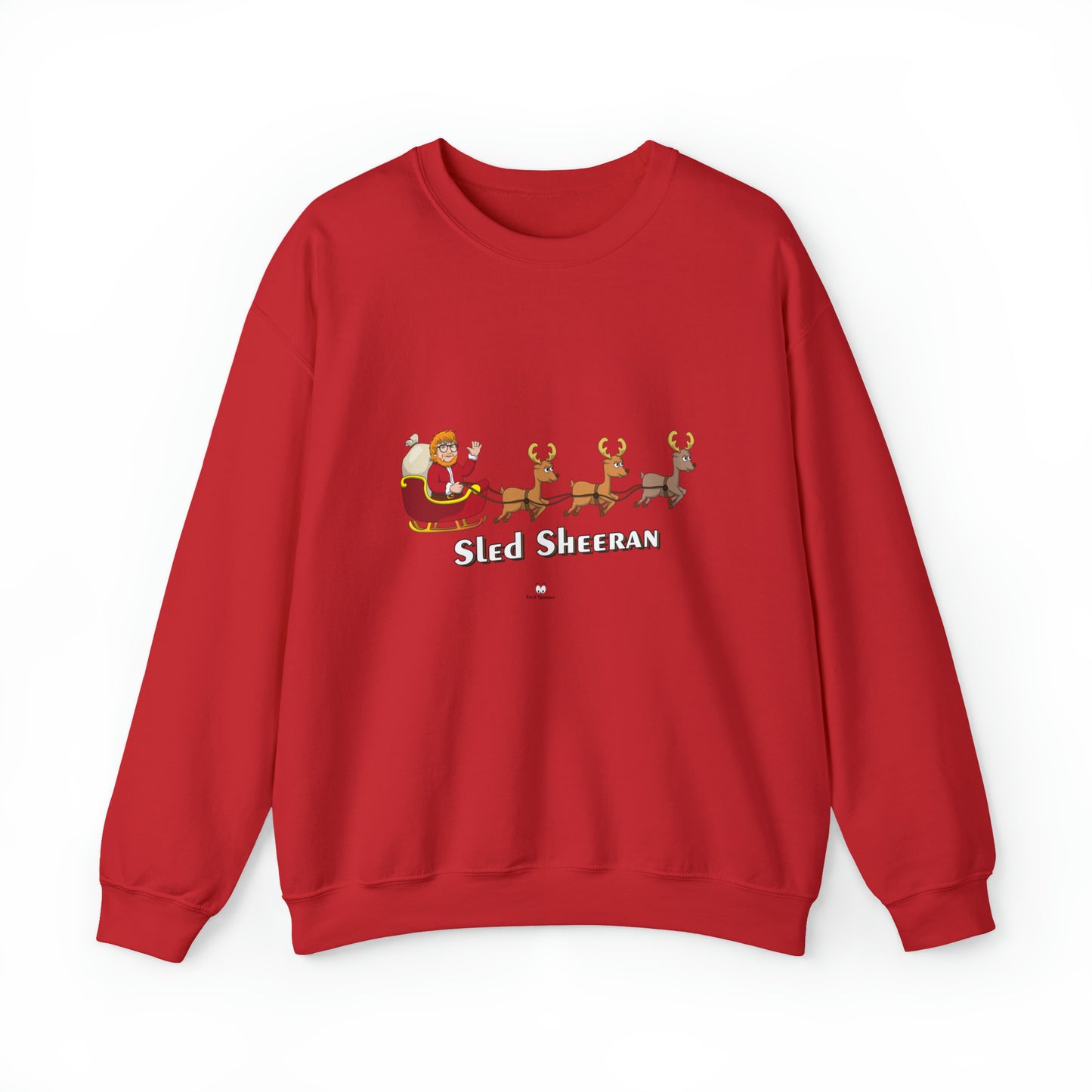 Sled Sheeran Christmas sweatshirt