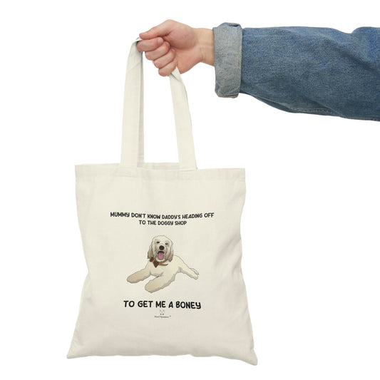 Doggy Shop- Natural Tote Bag