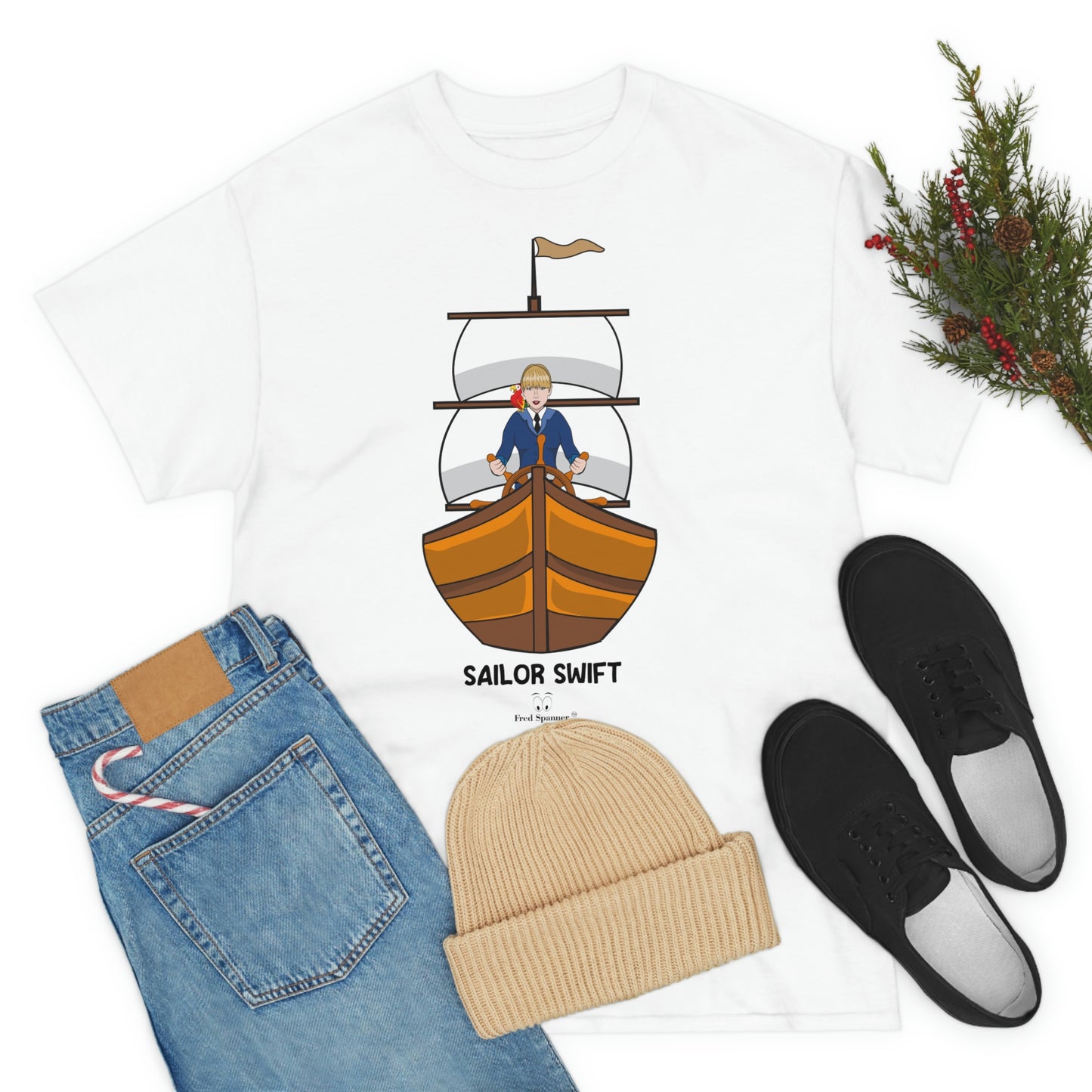 Sailor Swift Unisex Heavy Cotton Tee