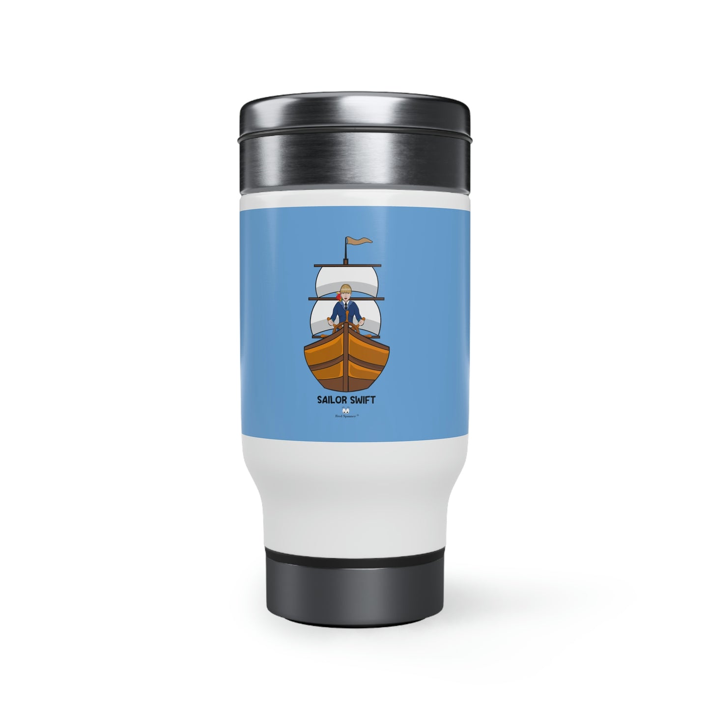 Sailor Swift Stainless Steel Travel Mug with Handle