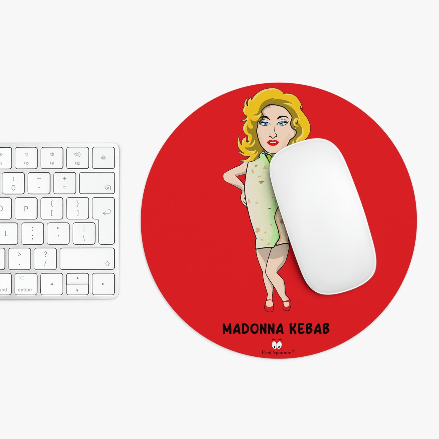 Madonna Kebab Mouse Pad