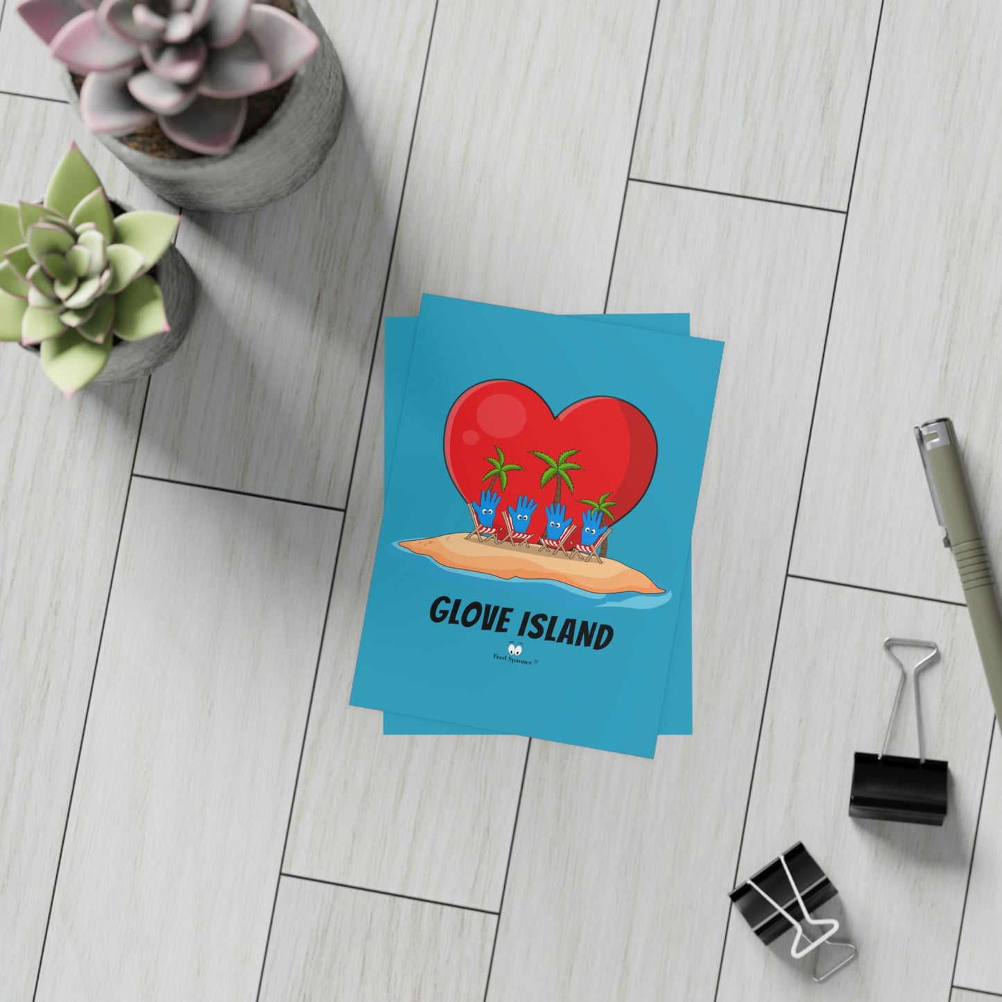 Glove Island- Greeting Card Bundle (envelopes included)