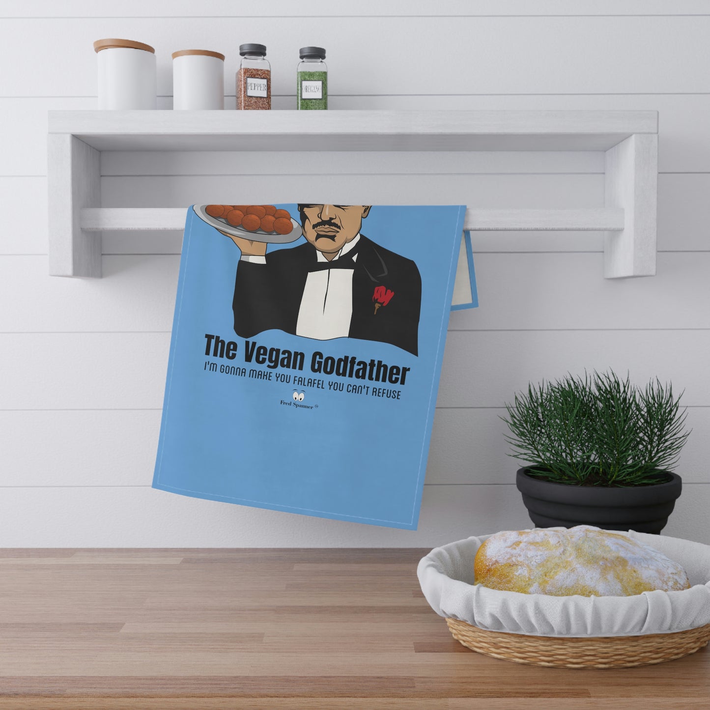 Vegan Godfather Kitchen Towel