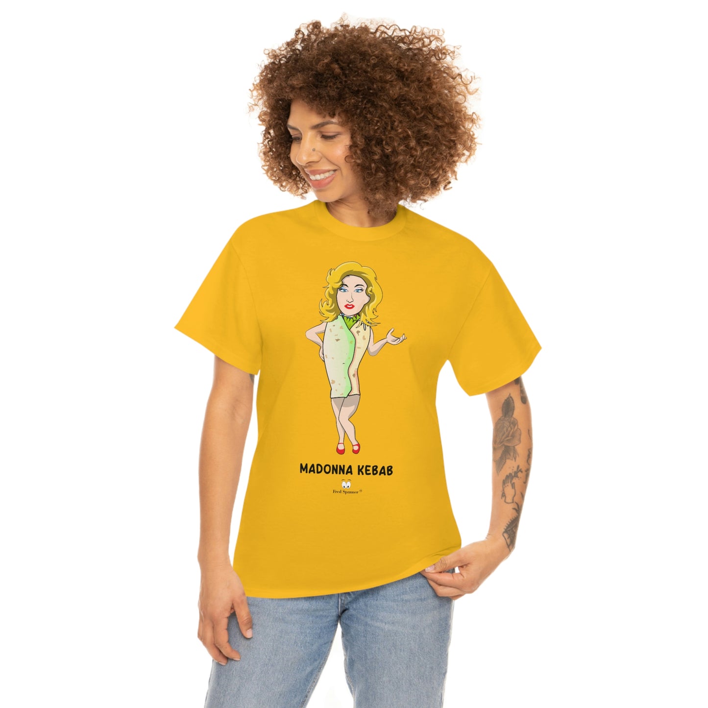 Madonna Kebab Unisex Heavy Cotton Tee