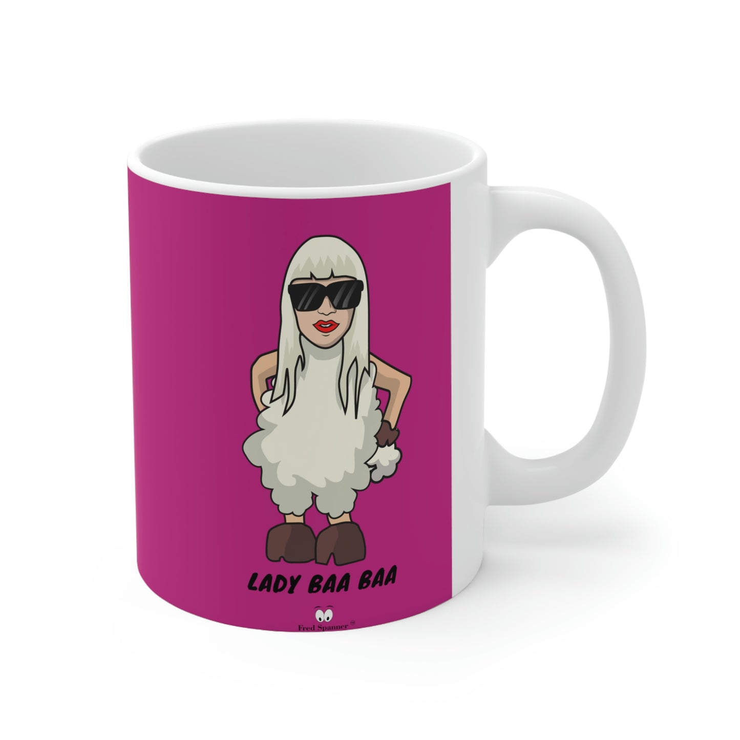 Lady Baa Baa Ceramic Coffee Cup