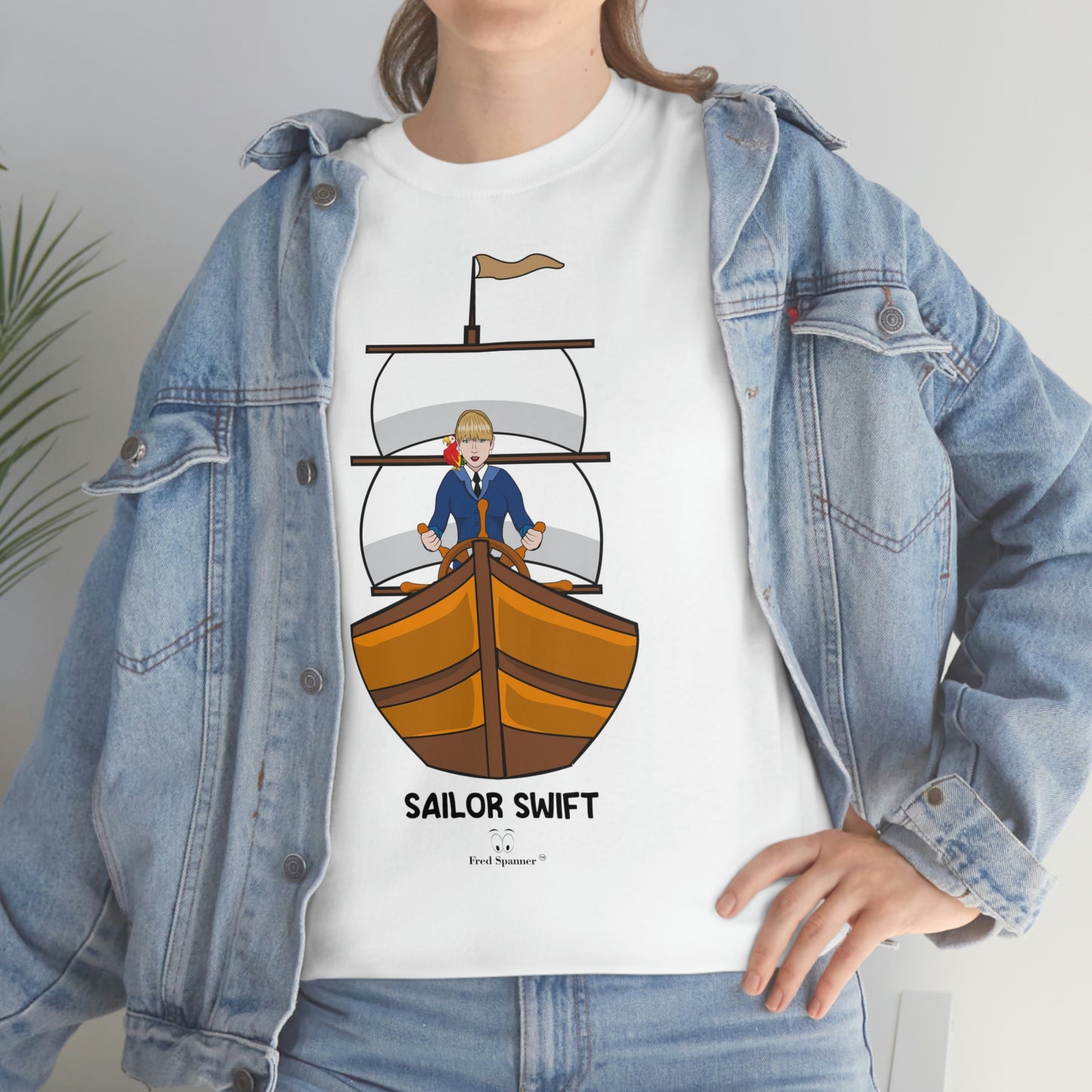 Sailor Swift Unisex Heavy Cotton Tee