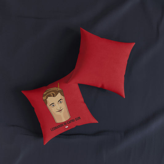 Leonardo Di Capri-Sun Square Pillow